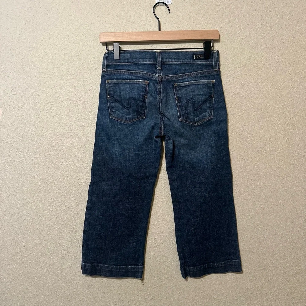 Citizens By Humanity Wide Leg Cropped Capri Size 24 - Picture 8 of 8
